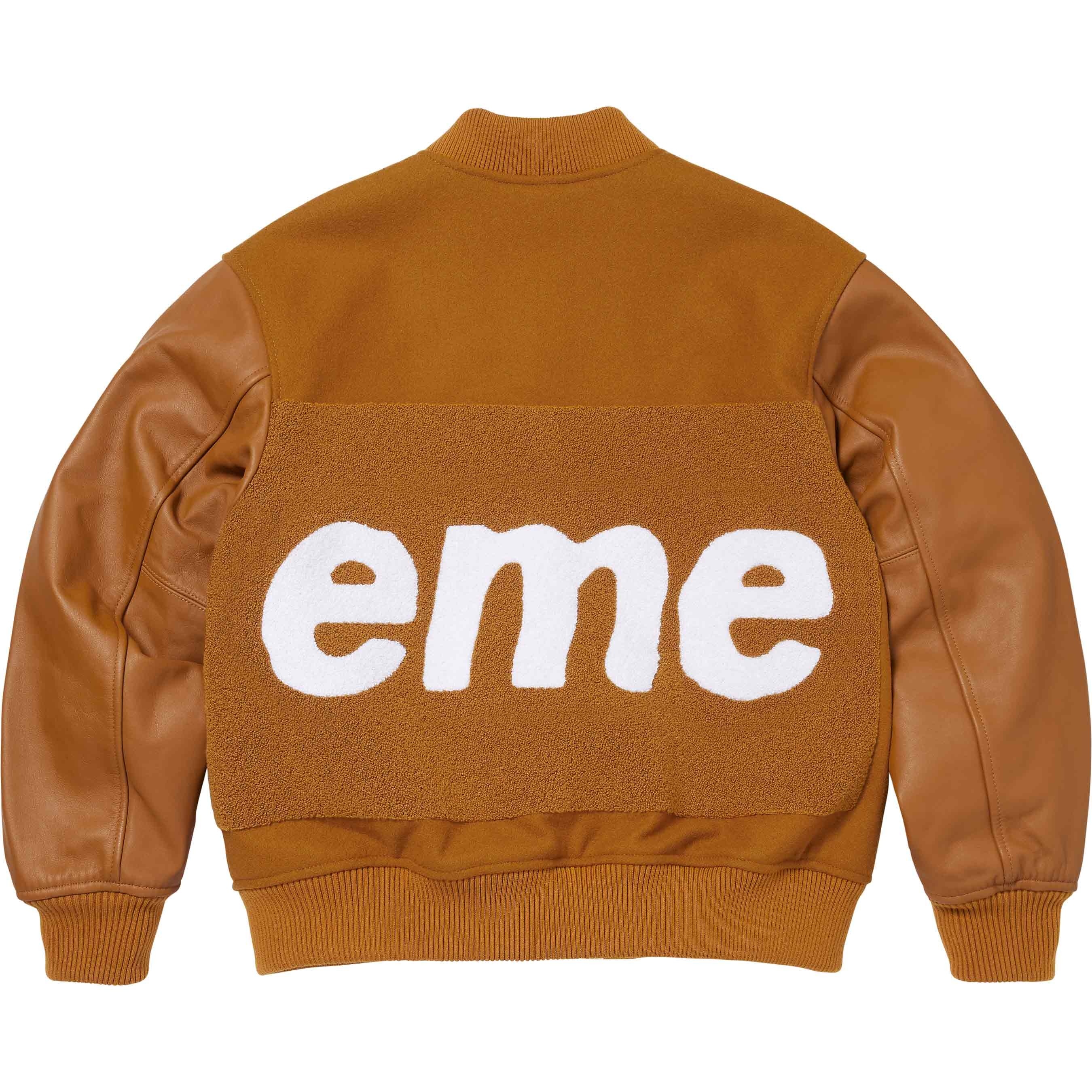 Big Logo Chenille Varsity Jacket view 11